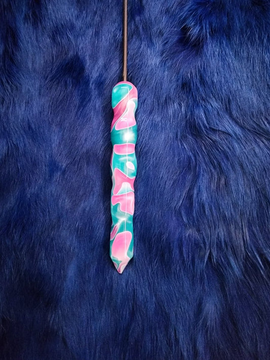 Evil stick - 20" with blue and pink handle